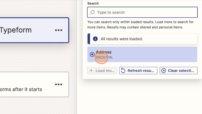 Zapier Automation Form Trigger